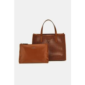 Set de geanta shoppe si etui cu aspect tesut Brigitta imagine