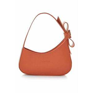 Geanta din piele ecologica cu bareta de umar si detaliu in forma de funda imagine