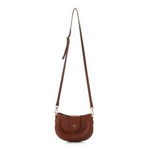 Geanta crossbody de piele ecologica cu logo metalic imagine