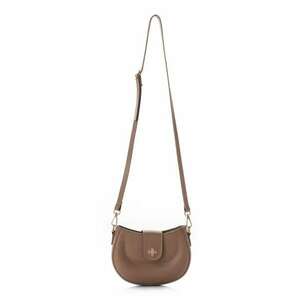 Geanta crossbody de piele ecologica cu logo metalic imagine