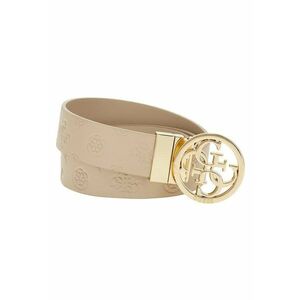 Curea din piele ecologica cu model monograma imagine