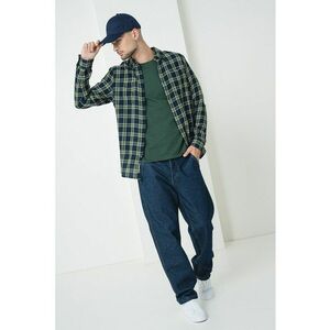 Camasa din bumbac cu model in carouri imagine