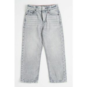 Blugi drepti cu aspect decolorat imagine