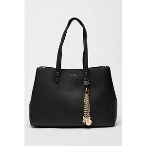 Geanta din piele ecologica cu bareta de umar si accesoriu detasabil imagine