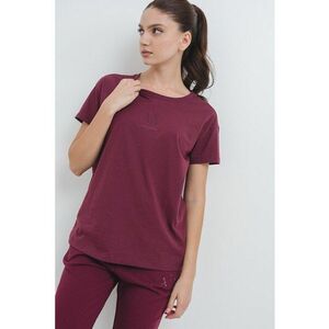 Tricou de bumbac cu maneci cazute imagine