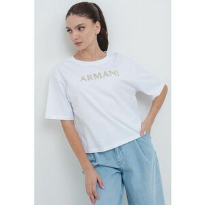 Tricou crop cu maneci cazute imagine