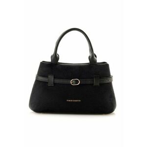 Geanta din piele intoarsa ecologica cu maner si bareta de umar imagine