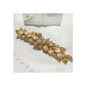 Accesoriu par - auriu - cu frunze si perle - Magrith C1 - imagine