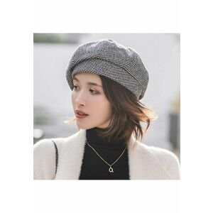 Bereta gri - carouri - Meril - imagine