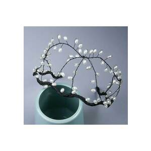 Accesoriu de cap - negru - cu plasa si perlute - Amase C8 - imagine