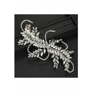 Accesoriu par - argintiu - cu pietre - Helda C7 - imagine