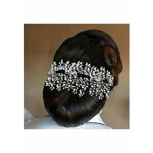 Accesoriu de par - argintiu - cu pietre - Thorid C11 - imagine