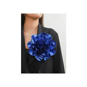 Brosa tip floare supradimensionata - albastra - Maggy C20 imagine