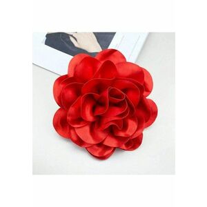 Brosa tip floare supradimensionata - rosie - Mailyn C20 imagine