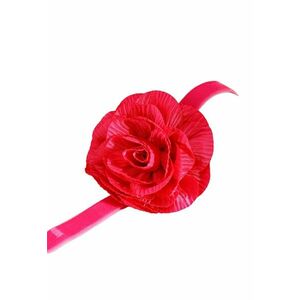 Colier choker - roz - cu floare - Hanka C2 - imagine