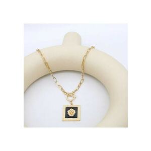 Colier auriu - cu zale si cap de leu - Eitan C2 - imagine