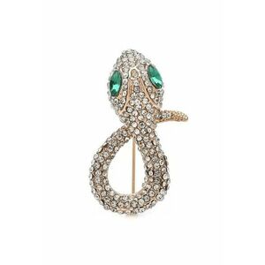 Brosa aurie - forma de sarpe - cu pietre - Wante C1 imagine