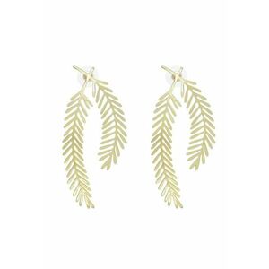 Cercei aurii - forma de frunzulite - Kairi C34 - imagine