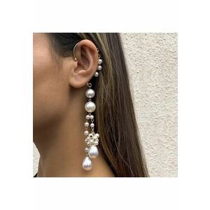 Cercel ear cuff - auriu - cu perle - Harder C4 - imagine