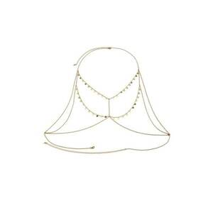 Lant de corp - auriu - cu banuti - Mirela C25 - imagine