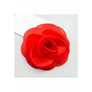 Brosa tip floare supradimensionata - rosie - Arina C22 imagine