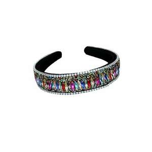 Bentita neagra - cu pietre multicolore - Elba C7 - imagine