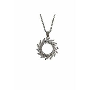 Colier argintiu - cu pietre din zirconiu - Sigmar C10 - imagine