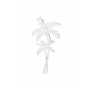 Brosa argintie - forma de palmieri - Lisabell C4 - imagine