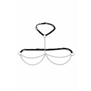 Lant de corp - argintiu - cu zale - Miro C25 - imagine