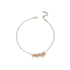 Colier auriu - cu randunele in zbor - Severine C22 - imagine