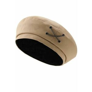 Bereta bej - din piele ecologica - Elisia - imagine