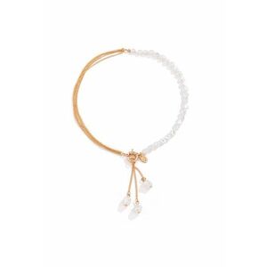 Colier auriu - cu perle - Amira C18 - imagine