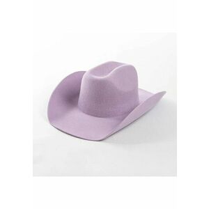 Palarie Fedora - mov - din lana - stil cowboy - reglabila - Celia imagine