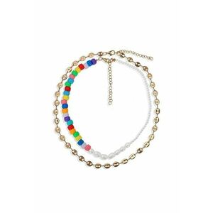 Set 2 coliere - aurii - cu margelute si perle - Matteo C9 - imagine