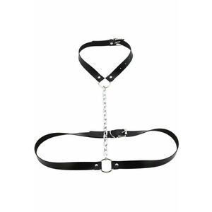 Ham negru - din piele ecologica - Nicoletta C12 - imagine