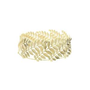 Coronita aurie - circulara - stil grecesc - cu frunzulite - Ancher C21 - imagine