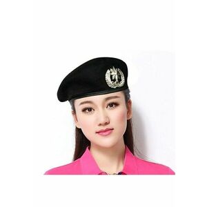 Bereta neagra - stil militaresc - Scarlet - imagine