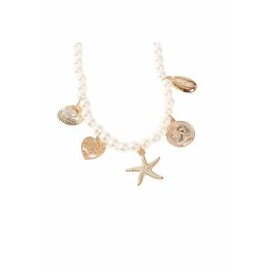 Colier cu perle Kathinka C1 - auriu - imagine