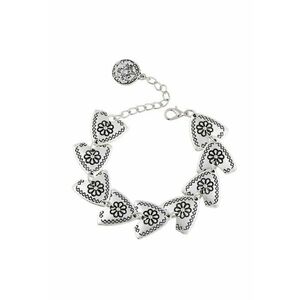 Bratara Geolina - Aliaj metalic - Argintiu imagine