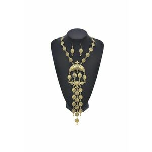 Set colier si cercei - auriu - stil hippie - Olise C12 imagine