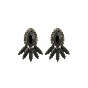 Cercei aurii - cu pietre negre - Essie C9 - imagine