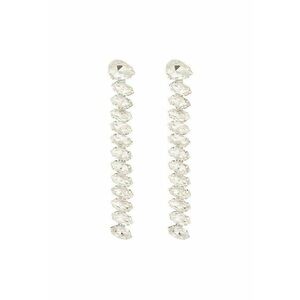 Cercei argintii - lungi - cu pietre - Rosita C4 imagine