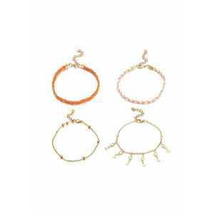 Set 4 bratari de picior - aurii - Kimm C1 imagine