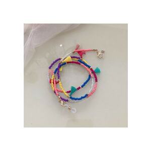 Lant de ochelari - cu margelute colorate si ciucuri - Othilde C4 - imagine