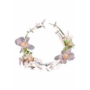 Set Coronita si Cercei Ninja - Aliaj metalic - Mov imagine