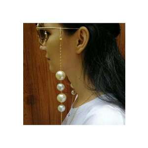 Lant de ochelari - auriu - cu perle mari - Sylvette C3 - imagine