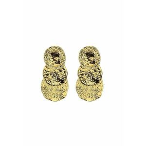 Cercei aurii - cu textura incretita - Anthony C5 imagine