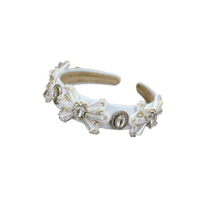 Bentita alba - cu pietre si cristale - Iljas C1 imagine