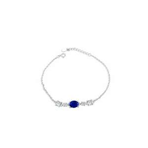 Bratara din argint 925 - rodiat - cu pietre din zirconiu - Nya C1 imagine