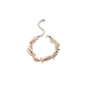 Bratara argintie - cu scoici naturale - Chrestina C33 - imagine